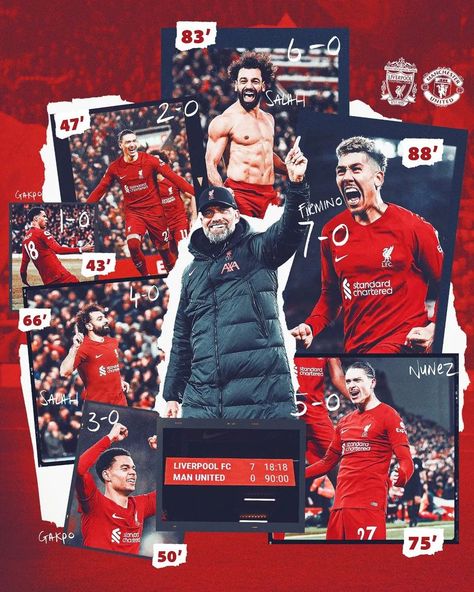 For the fans, this is another night to witness history, and the unpredictability of the Premier League endows it with the ultimate charm Liverpool Poster Design, Lion King Quotes, Liverpool Poster, Liverpool Anfield, Liverpool Manchester United, Lloyd Jones, Sports Design Inspiration, Fc Liverpool, Sport Poster Design