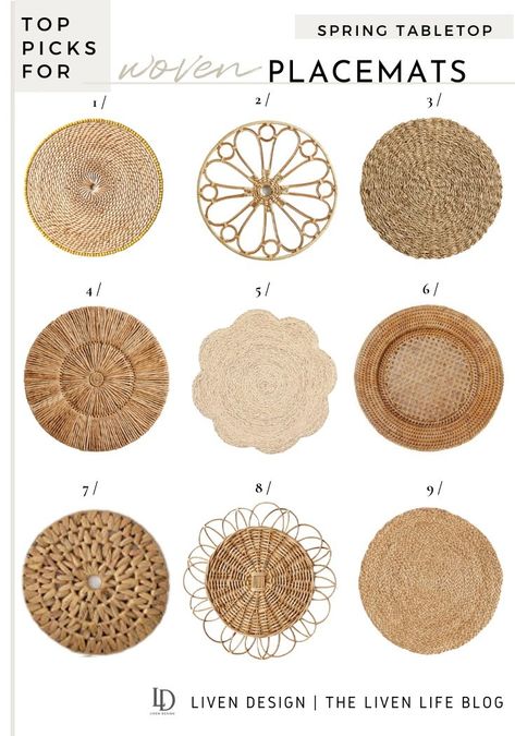 Chargers Plates Table Setting, Table Runner Round Table, Round Table Settings, Rattan Charger Plate, Table Chargers, Floral Tablecloths, Woven Charger, Bamboo Placemats, Bamboo Flatware