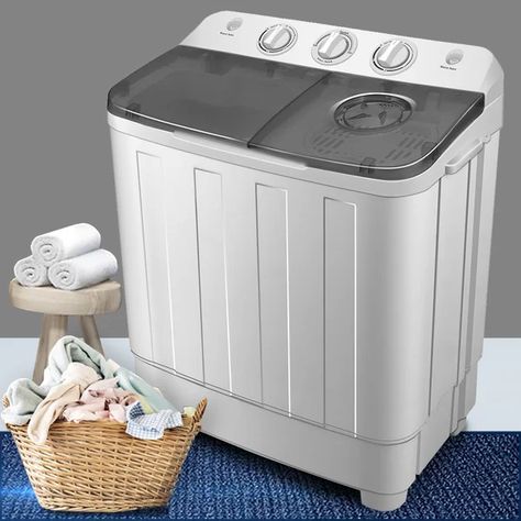 Our washing machine is a new semi-auto washing machine, half laundry, half dehydrated. Its large capacity design make you surprise, washing clothes is no longer a chore. Compact size-ideal for dorms, apartments, RV’s, camping and more. Eco-friendly design-less water and detergent used which leads you for money saving. Mini Washer And Dryer, Apartment Washer, Washer And Dryer Combo, Portable Washer And Dryer, Compact Washing Machine, Washer Drum, Spin Dryers, Portable Dryer, Twin Tub