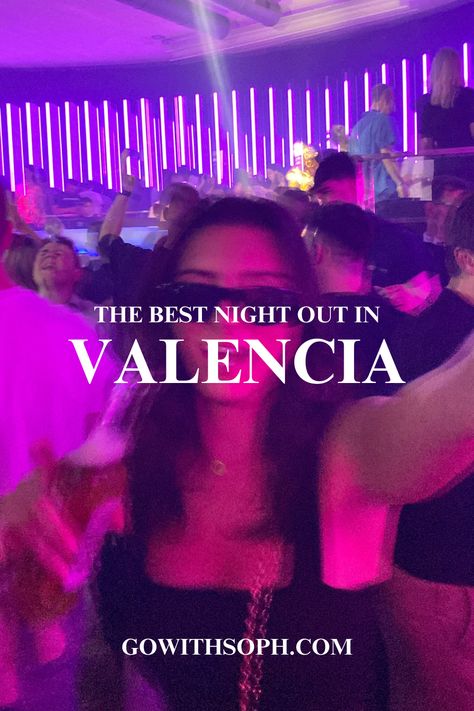 Read this article for everything you need to know about where to go out in Valencia. #travel #valencia #travelblog #gowithsoph #bars #clubs #discoteca #valencianightlife #nightout #goingout #gno #nightlife Valencia Nightlife, Indoor Club, Valencia Beach, Valencia Travel, Famous Drinks, Marina Beach, Bars And Clubs, Spain Holidays, English Teaching