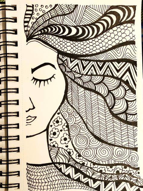 The doodle took 1.5hrs to complete. Using Brusto sketch pad with uni ball micron pens. Happy Doodling ✨ Doodle Art Unique, Spiral Drawing, Doodling Art, Mandala Arts, Satisfying Art, Zen Doodle Patterns, Doodle Art Journals, Single Line Drawing, Cool Pencil Drawings