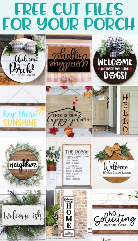 Welcome Sign Sayings, Cricut Welcome Sign Front Porches, Un Welcome Porch Sign, Round Welcome Sign Svg Free, Diy Welcome Sign Wood Front Porches With Cricut, Cricut Welcome Sign Front Porches Christmas, Welcome Porch Sign Svg Free, Engraver Projects, Cricut Welcome Sign Front Porches Sunflower