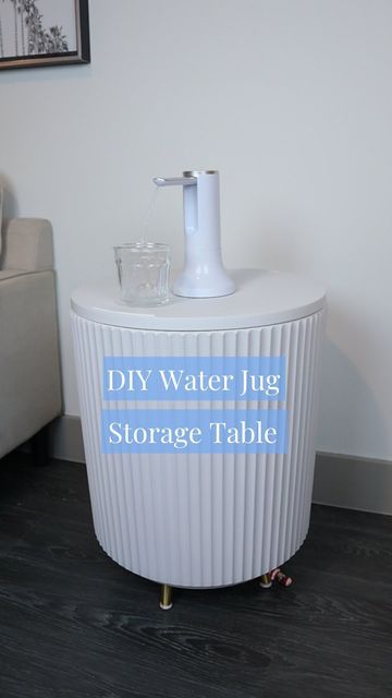 Water Cooler Bottle Storage, Water Jug Cabinet, Home Water Dispenser, Bedside Water Dispenser, Diy Water Dispenser Stand, How To Hide 5 Gallon Water Bottles, Hidden Water Jug Storage, 5 Gallon Water Jug Stand, Diy 5 Gallon Water Bottle Stand