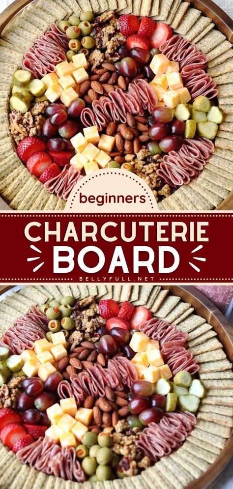 Charcuterie Board For Beginners, Meat And Cheese Tray, Charcuterie Meats, Charcuterie Board Meats, Charcuterie Cheese, Charcuterie Platter, Charcuterie Inspiration, Party Food Platters, Charcuterie And Cheese Board