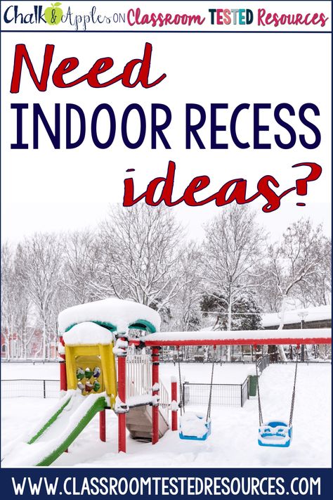 Tons of elementary indoor recess ideas to get you through the winter and rainy days! Indoor Recess Ideas, Indoor Recess Games, Indoor Recess Activities, Fun Classroom Games, Recess Activities, Recess Games, Camp Games, Summer Camp Games, Indoor Recess