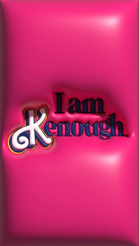 I Am Kenough Barbie, Barbie Movie Background, Barbie 3d Wallpaper, Ken Wallpaper Barbie, Kenough Barbie, Tattoo Room, Bubble Wallpaper, Barbie Wallpaper, Pretty Wallpaper Ipad