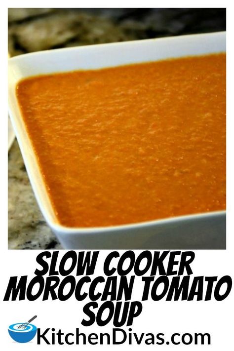 Tomato Bisque Recipe, Mediterranean Soup, Moroccan Soup, Tomato Bisque, Seafood Appetizers, Comfort Soup, Soup Kitchen, Easy Slow Cooker Recipes, Healthy Lunches