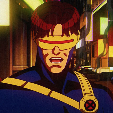 x-men '97 icon. xmen. marvel animation. scott summers. cyclops. Cyclops Xmen 97, Scott Summers X Men 97, X Men 97 Cyclops, Cyclops X Men 97, Cyclops Pfp, Cyclops Icon, Cyclops Cosplay, X Men Cyclops, Shifting House