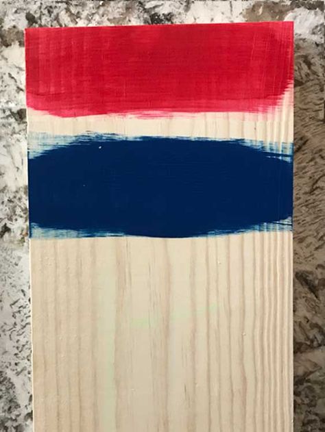 DIY Patriotic Wood Sign Tutorial - Burton Avenue Usa Wood Sign, Patriotic Pallet Ideas, 4th Of July Wood Signs Diy Projects, Patriotic Wood Projects, Patriotic Wood Crafts, Patriotic Signs Wooden, Patriotic Signs Diy, 4th Of July Signs Wood, 4th Of July Wood Signs