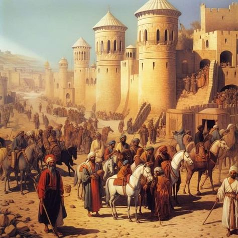 Islamic Historical Pictures, Islamic Old Images, Old Islamic Images, Old Islamic Paintings, Old Islamic Pictures, History Islam, History Background, History Of Islam, Library Reference