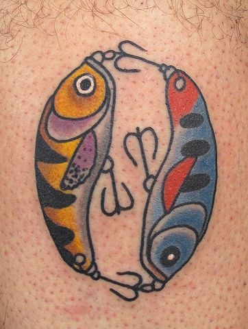 Lure Tattoo, Fishing Lure Tattoo, Fishing Logos, Tattoo Sydney, Totem Tattoo, Fish Lure, Lighthouse Tattoo, Finger Tats, Tattoo Traditional