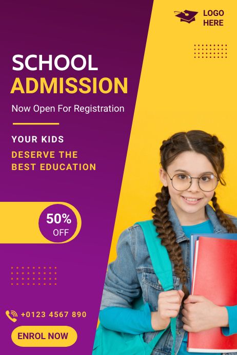 Education Banner Design Ideas, Back To School Design Graphic, School Advertising Poster Ideas, School Banner Design Ideas, Admission Open Banner, School Admission Poster Design, Educational Banner, Class Poster Design, School Ads