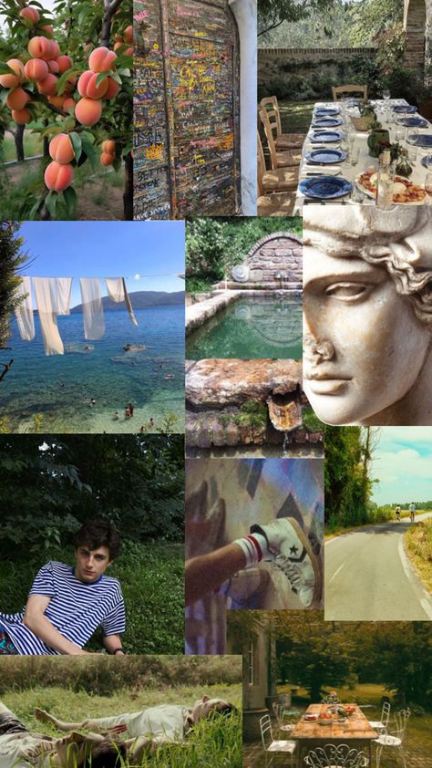 Call me by your name aesthetic with Timothée Chalamet in Italy Your Name Aesthetic, Name Aesthetic, Call Me By Your Name, Italy Summer, Northern Italy, Timothee Chalamet, Travel Dreams, Short Film, Aesthetic Art