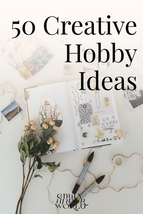 Hobbies For Creative People, Trying Something New Ideas, Artistic Things To Do, Artistic Hobbies To Try, Winter Hobby Ideas, New Crafts To Try, Easy Hobbies To Start At Home, Creative Projects Ideas, Simple Hobbies For Women