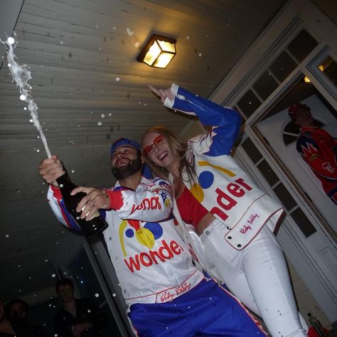 Couples costume all from Amazon Ricky Bobby And Wife Costume, Ricky Bobby, Couples Costume, Spooky Szn, Couples Costumes, Halloween