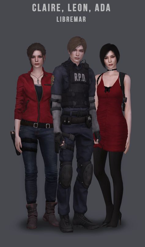 plazasims Leon Sims 4 Cc, Arthur Morgan Sims 4, Leon Sims 4, Ada Wong Sims 4 Cc, Sims 4 Cc Short Hair Female Alpha, Sims 4 Resident Evil Cc, Clair Redfield, Drew Outfits, Sims4 Mod