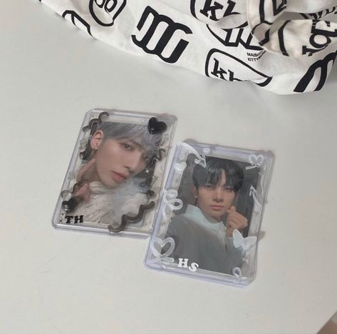 Toploader Deco Ideas Simple, Toploader Deco Simple, Top Loader Deco Kpop Simple, Kpop Photocard Toploader, Top Loader Deco Kpop, Txt Toploader Deco, K Pop Toploader Deco, Deco Toploader, Photocard Deco