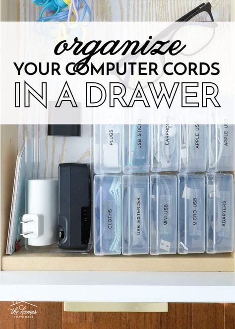 Cord Organization Storage, Charger Cord Organization, Organize Cords, Organizing Aesthetic, Messy Drawer, Nursery Drawer Organization, Hide Electrical Cords, Power Cord Organizer, Diy Drawer Organizer