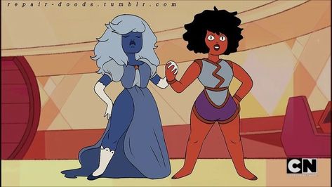 Steven Universe Pilot, Screenshot Redraw, Pilots Art, Steven Universe Anime, Pilot Style, Ruby And Sapphire, Steven Universe Drawing, Steven Universe Funny, Steven Universe Characters