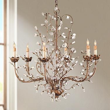 Currey & Company 27" Wide Crystal Chandelier Chandelier Aesthetic, Closet Chandelier, Knights Hospitaller, Wrought Iron Chandeliers, Crystal Chandelier Lighting, Design Boards, Unique Chandeliers, Elegant Chandeliers, Ceiling Light Design