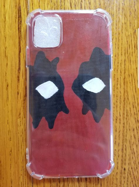 Deadpool Phone Case, Diy Phone Case, Phone Case Design, Deadpool, Phone Case, Hand Painted, Phone Cases, Electronic Products, Quick Saves