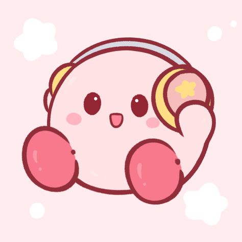 Apps Kawaii, Music App Icon, Kawaii App, Ipad Screen, Mobile App Icon, Kirby Character, Kirby Art, Apple Icon, Cute App