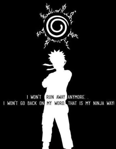 Our ninja way. :) #UchihaGirl - http://ift.tt/1HQJd81 Naruto Believe It, Anime Universe, Naruto Quotes, Bts Anime, Epic Quotes, I Ninja, Manga Quotes, Manga Naruto, Sasuke Sakura