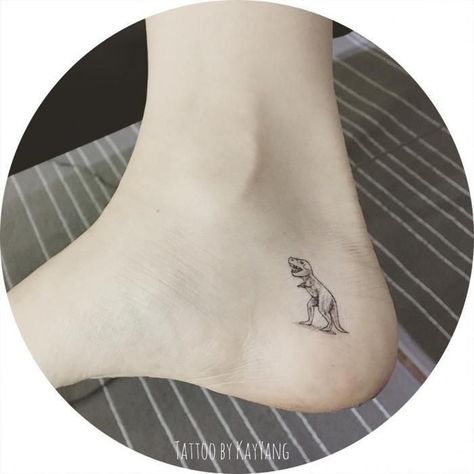 Tiny T-rex Tattoo, Rex Tattoo, T Rex Tattoo, Tatuaje Trash Polka, Dinosaur Tattoo, Nouveau Tattoo, Dinosaur Tattoos, Tiny Tattoo, Friend Tattoos