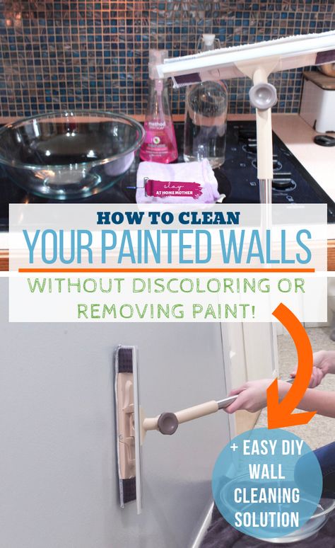 Wall Washing Hacks, How To Wash Walls Without Removing Paint, Cleaning Bathroom Walls, Wall Cleaner For Painted Walls, How To Clean Painted Walls, Clean Walls Without Removing Paint, How To Clean Your Walls, How To Clean Walls Without Ruining Paint, Clean Bathroom Walls