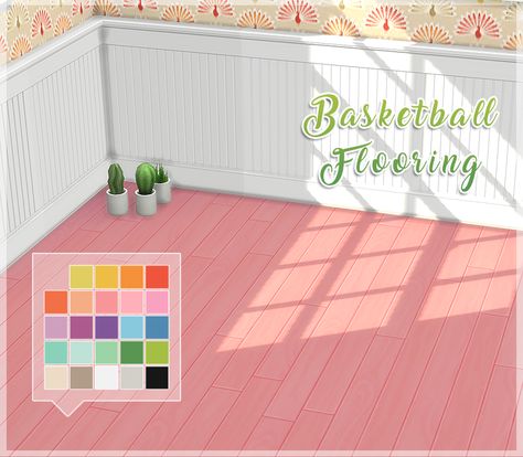 Basketball Flooring Recolor Item Details: Standalone recolor. Recolored in @eversims palette. Requires City Living D O W N L O A D H E R E Sims 4 Maxis Match Recolor, Sims 4 Recolors Furniture, Ts4 Floor Cc, Sims 4 Cc Flooring, Sims 4 Floor Cc, Basketball Flooring, Sims 4 Floor, Los Sims 4 Mods, Garden Of Flowers