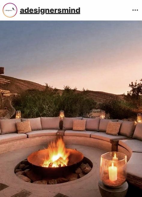 Sunken Fire Pit, Bonfire Pits, Sunken Fire Pits, Outdoor Fire Pit Designs, Outdoor Sitting Area, Fire Pit Area, Fire Pit Designs, Outdoor Lounge Set, Backyard Fire