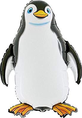 Amazon.com: 30 inch Black + White pingüino Shaped Foil Globo – Fiesta de cumpleaños/Navidad: Kitchen & Dining Penguin Birthday Party, Winter Party Themes, Happy Penguin, Penguin Birthday, Black White Parties, One Balloon, Balloon Shop, Baby Penguins, Balloon Animals