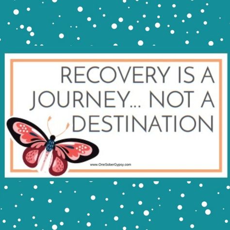 Recovery is a journey, not a destination. 🌻 #livingsober #dailygratitude #AAmemes #inspirational #cleanandsober #serenity Living Quotes, Recovery Quotes, Daily Gratitude, Quotes To Live By, Quotes