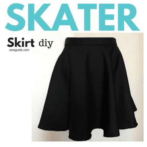 skater skirt diy pattern Skater Dress Pattern Free, Diy Skirt Easy, Skirt Diy Pattern, Sewing Templates Skirt, Plus Size Skater Skirt Pattern, Skater Skirt Sewing Pattern, Skater Dress Pattern, Diy Skirt Pattern, Diy Alterations