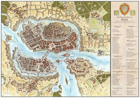 ArtStation - Nuln city map - Warhammer fantasy Myth Drannor, Cartographers Guild, Fantasy City Map, Forgotten Realms, D D Maps, Fantasy City, Fantasy Setting, Fantasy Map, Warhammer Fantasy