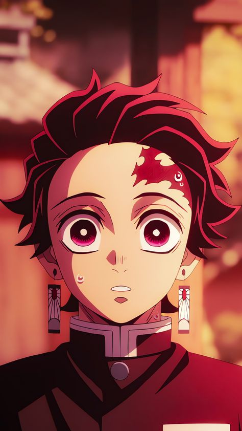 if you repost my wallpapers - credits me Demon Slayer Tanjiro Wallpaper, Tanjiro Kamado Wallpapers, Demon Slayer Wallpaper Tanjiro, Easy Realistic Drawings, Anime Vs Manga, Tanjiro Wallpaper, Tanjiro Icon, Slayer Wallpaper, Anime Face Drawing