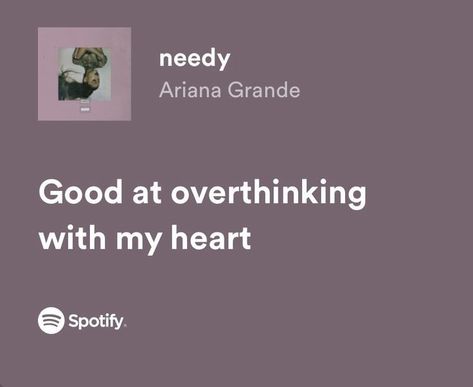 Ariana Grande Spotify Lyrics, Needy Ariana Grande, Pink Lyrics, Ariana Grande Quotes, Song Captions, Ariana Grande Lyrics, Tiny Quotes, Folder Cover, Spotify Lyrics