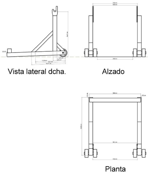 Imagen Bike Stand Diy, Motorbike Stand, Motorcycle Stand, Motorcycle Storage, Yamaha Cafe Racer, Honda Scrambler, Motorcycle Diy, Diy Motorcycle, Motorcycle Equipment