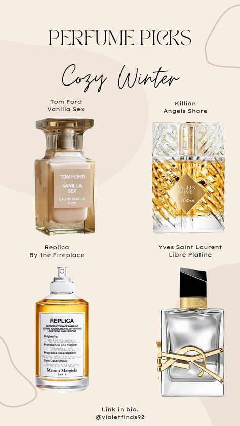 Her winter’s pick for Parfums Best Winter Perfumes For Women, Winter Perfume For Women, Cozy Perfume, Christmas Perfume, Cozy Scents, Perfume Ingredients, Winter Perfume, Fall Perfume, Movado Watches