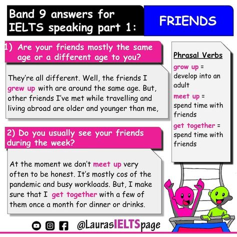 LaurasIELTSpage on Instagram: “These are IELTS speaking part 1 questions. Remember to answer the question and say why. Use phrasal verbs to sound more natural. Leave…” Ielts Speaking Part 1, Passage Writing, Essay Writing Examples, Writing Examples, Ielts Test, Learning Grammar, Ielts Exam, Ielts Speaking, Ielts Reading