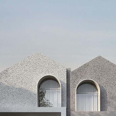 MASON BRIGHT ARCHITECTS on Instagram: "Brickwork and stucco render balances tone and texture. Two residences in the heart of Northcote. Coming soon. Designed: @masonbright__architects Developed: @chamibuilding" Modern Tuscany, Architecture References, Stucco House, Stucco Texture, Brickwork, Facade Design, Facades, In The Heart, Tuscany