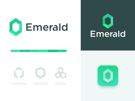 Emerald logo by Alex Lauderdale | Dribbble | Dribbble Emerald Logo, Jewelry Logo Ideas, Gem Logo, Green Logo Design, Jewelry Logo, Green Logo, Color Inspo, Saint Charles, Jobs Hiring