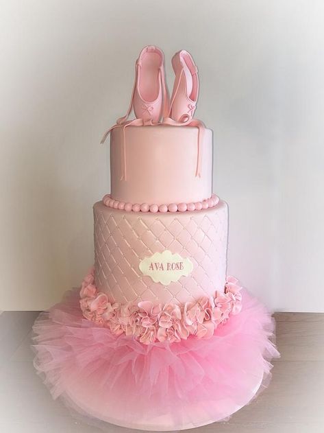 Ballerina Birthday Party Cake, Ballet Birthday Cakes, Ballerina Birthday Cake, Tutu Cake, Ballet Cakes, Tutu Cakes, Ballet Birthday Party, Ballerina Baby Showers, Ballerina Cake