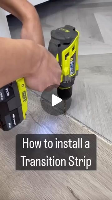 ChicInteriors on Instagram: "How to Install a Transition Strip | DIY Home Project" Floor Transitions, Transition Strips, Remodeling Ideas, July 16, Home Projects, Home Diy, Flooring, On Instagram, Instagram