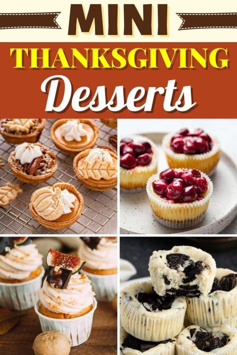 Air Fryer Thanksgiving Desserts, Thanksgiving Small Desserts, Individual Thanksgiving Desserts, Mini Fall Dessert, Mini Thanksgiving Desserts, Mini Dessert Easy, Mini Peach Pies, Gluten Free Desserts Thanksgiving, Thanksgiving Dessert Ideas