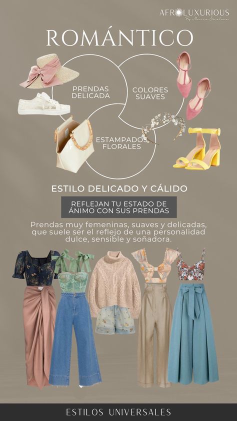 Prendas y accesorios del estilo romántico Romantic Style Capsule Wardrobe, Capsule Wardrobe Romantic, Kibbe Romantic Outfits Casual, Romantic Style Outfit Casual, Casual Romantic Outfit, Romantic Capsule Wardrobe, Romantic Outfit Casual, Romantic Fashion Style, Romantic Shoes