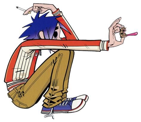 Gorillaz Art Style, Gorillaz 2 D, 2d Gorillaz, Jamie Hewlett Art, Monster Museum, Monkeys Band, Jamie Hewlett, Gorillaz Art, 17th Century Art