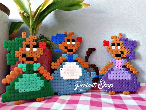 Hama Beads Disney, Hama Disney, Easy Perler Beads Ideas, Art Perle, Pony Bead Patterns, Fusion Beads, Hama Beads Design, Perler Bead Templates, Perler Crafts