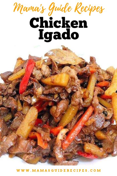 Igado Recipe Filipino Food, Chicken Menudo Recipe, Filipino Chicken Recipes, Chicken Recipes Pinoy, Chicken Recipes Filipino, Pilipino Food Recipe, Recipe Filipino Food, Vegan Filipino, Sisig Recipe