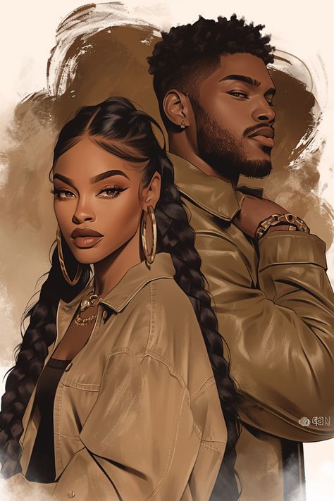 "Power couples: Two icons, one vision. 🌟✨"  
#BoldBeauty #ArtVibes #DynamicDuo #FashionForward #ModernIcons
Captioned by #GPT4  #aiautomation #aiart
Prompts available upon request. 
https://afrodiasporan.cloud/
visit: https://beacons.ai/culturalprints Power Couples, Couple Icon, Black Love Couples, Black Love Art, Dynamic Duo, Power Couple, African American Art, Love Couple, Black Love